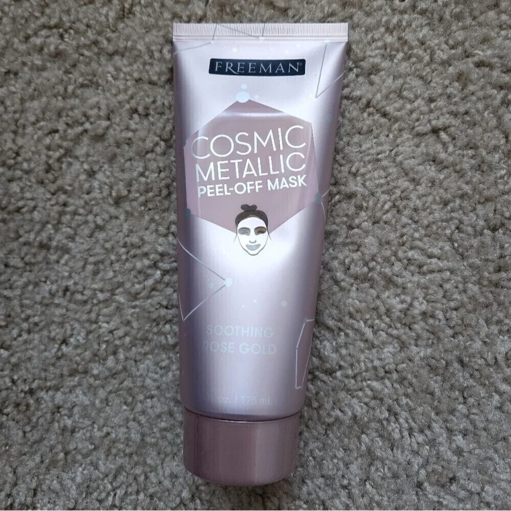 Freeman Rose Gold Metallic Peel off Brightening face Mask Nwt